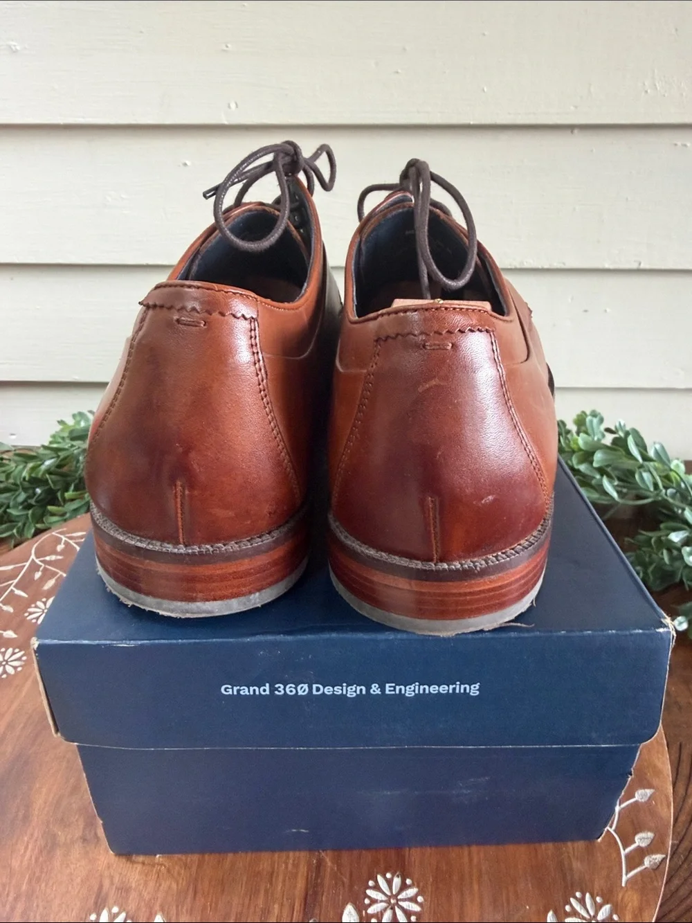 Cole Haan polished leather